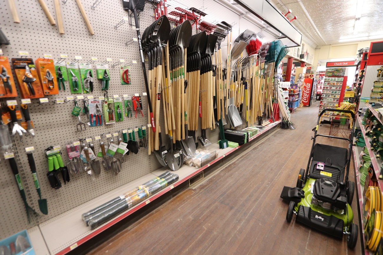 Countryside — illustrative photo (garden tools hardware shop)