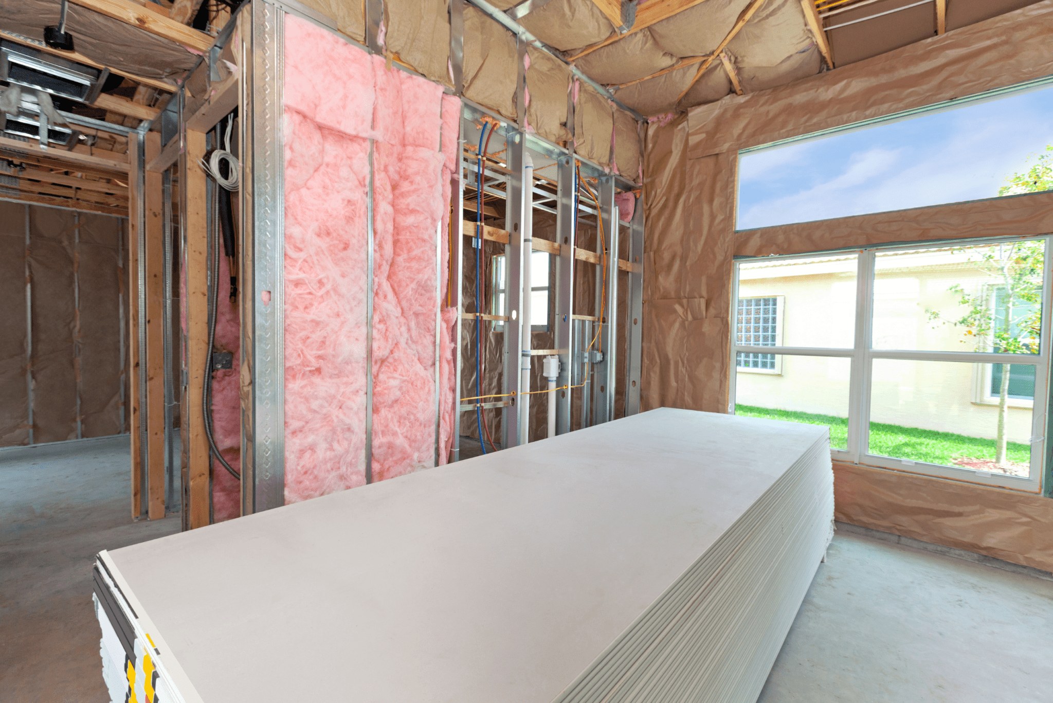 Diefenbaker — illustrative photo (drywall insulation construction materials)