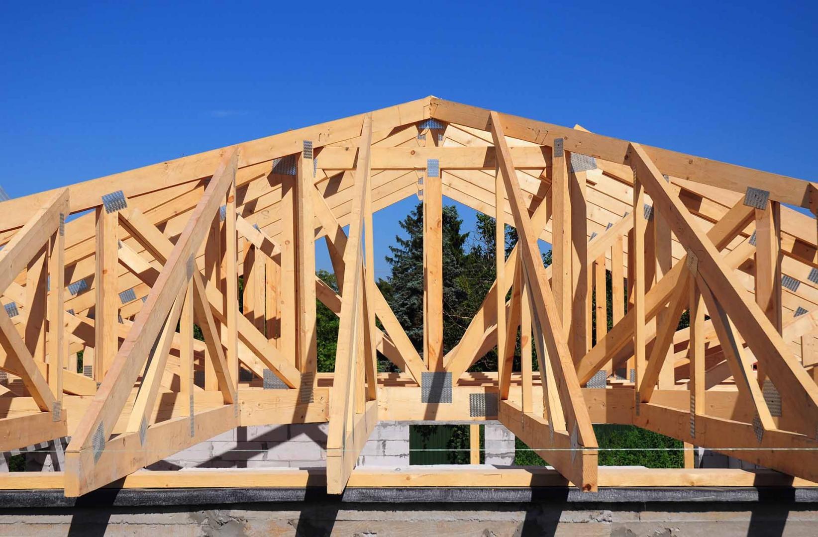 Supertherm — illustrative photo (roof trusses construction)