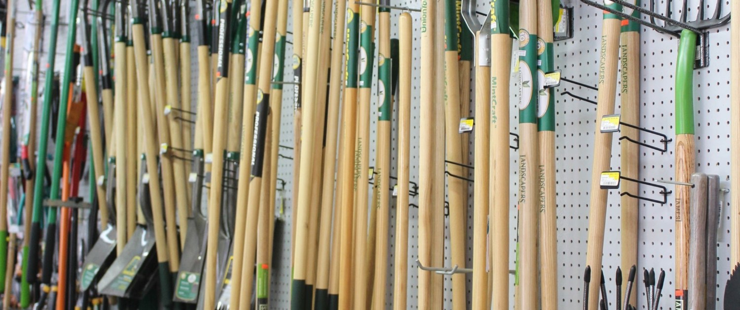 Supertherm — illustrative photo (garden tools hardware shop)