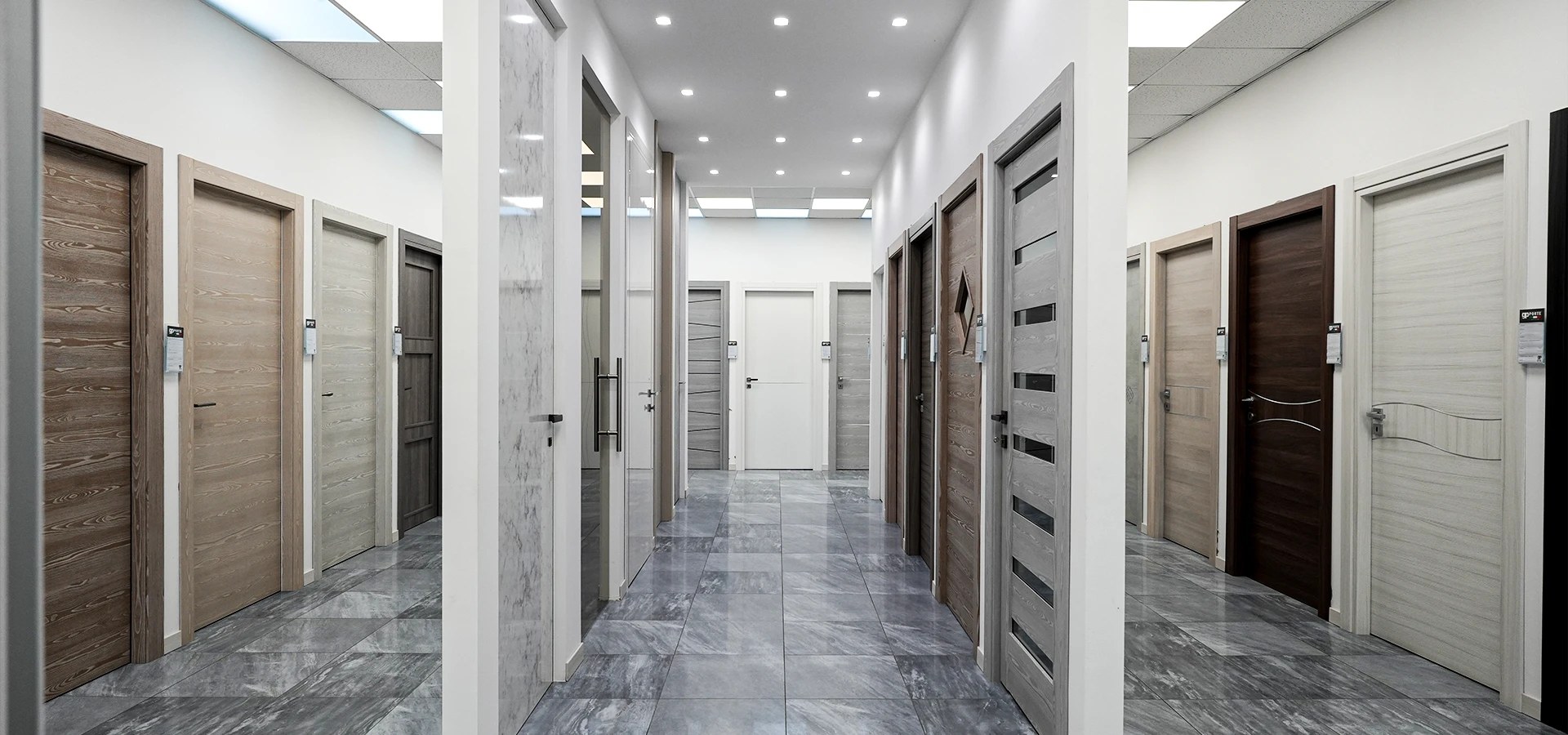 Supertherm — illustrative photo (interior doors showroom)