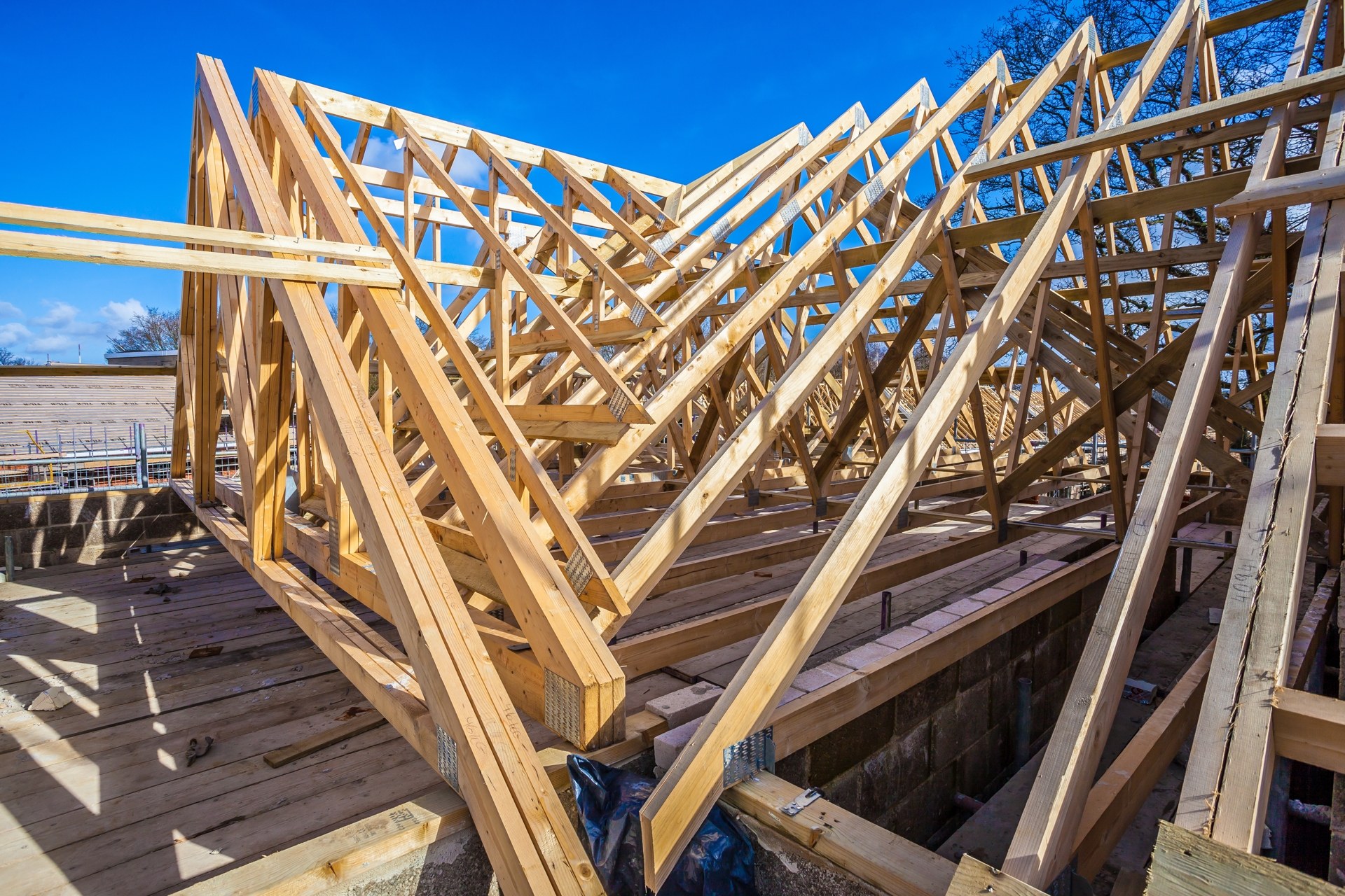 Supertherm — illustrative photo (roof trusses construction)