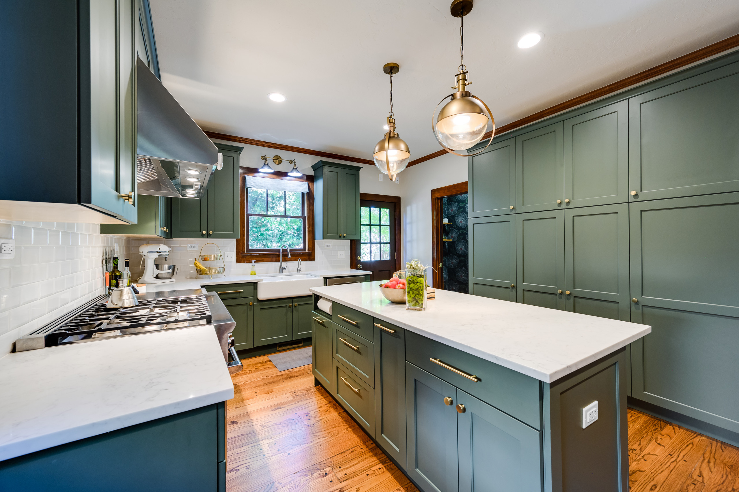 Illustrative renovated kitchen